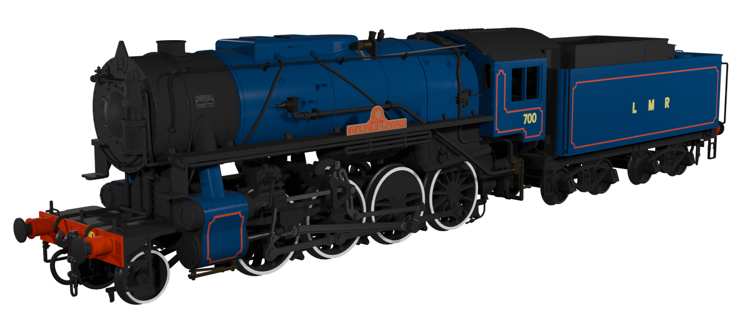 USATC S160 2-8-0 Major General Carl R Gray Jr LMR Blue No.700 Steam Locomotive