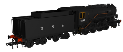 USATC S160 2-8-0 Black U.S.A on Tender No.6046 (as Preserved) Steam Locomotive - DCC Sound