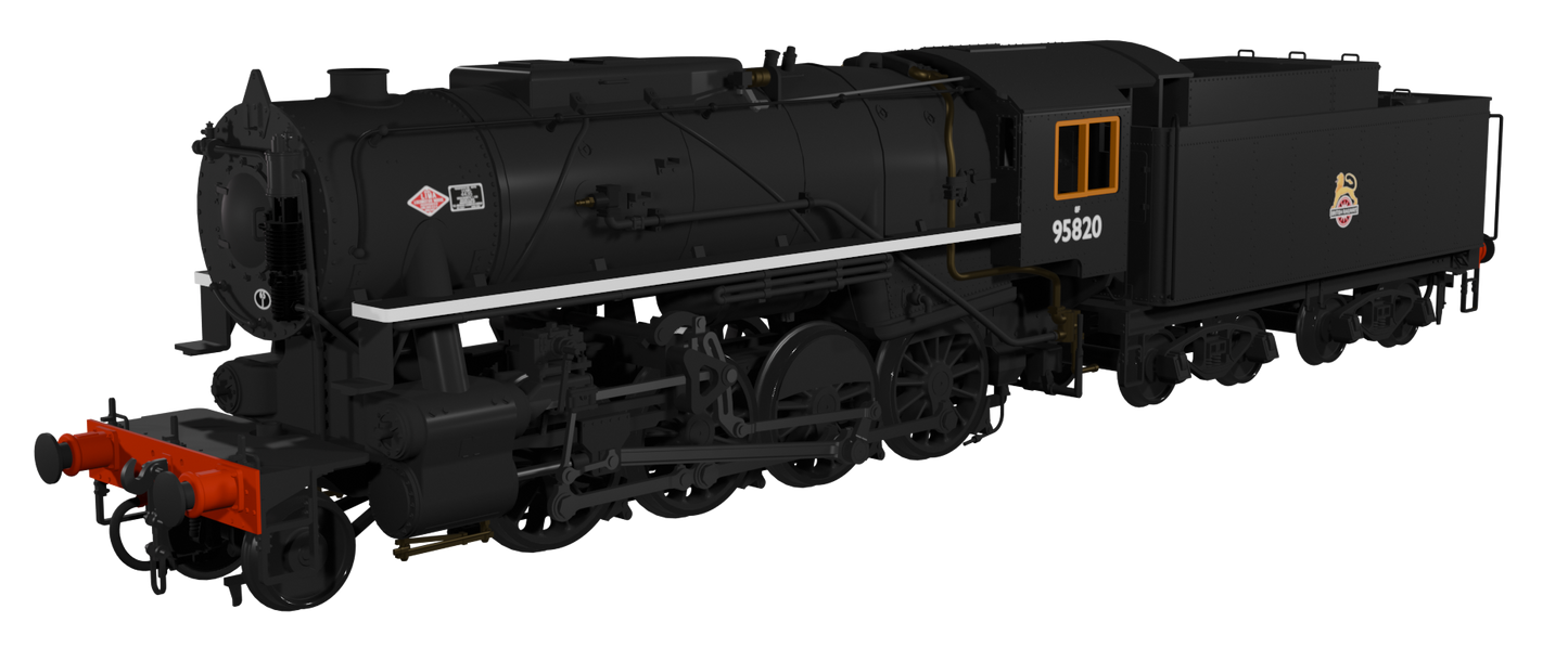 USATC S160 2-8-0 Big Jim BR Black Early Emblem No.95820 (as Preserved) Steam Locomotive - DCC Sound