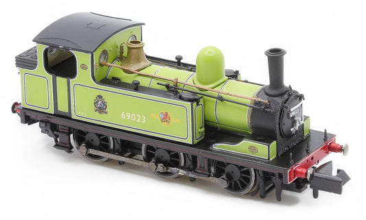 J72 0-6-0 69023 BR Lined Apple Green (Preserved) NER & Late Crest Steam Tank Locomotive