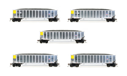 Pre-Owned Set Of 5 Union Pacific BethGon Coalporter With Coal Loads