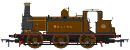 LBSCR Stroudley ‘E1’ 0-6-0T No. 155 Brenner, LBSCR Improved Engine Green - Steam Tank Locomotive - DCC Sound