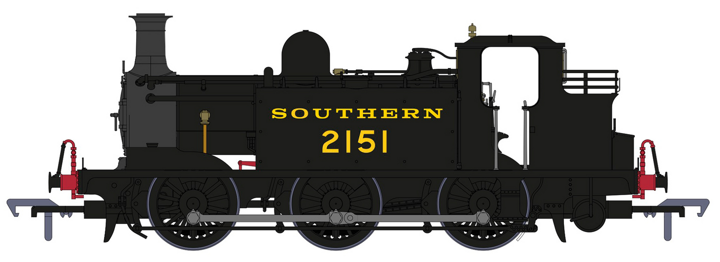 LBSCR Stroudley ‘E1’ 0-6-0T No. 2151 Southern Black - Steam Tank Locomotive