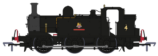 LBSCR Stroudley ‘E1’ 0-6-0T No. 4 Wroxall in BR unlined black with early emblem - Steam Tank Locomotive - DCC Sound