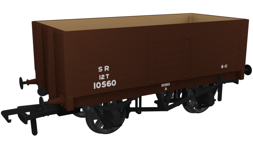 SECR 12T 7 Plank Mineral Wagon (SR Dia.1357) SR (post-1936) No.10560