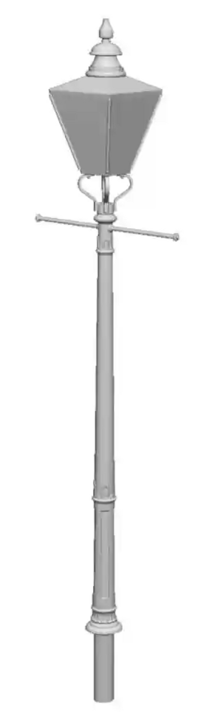 O Gauge - Detailing - GWR No2 Column Circular Lamps x5