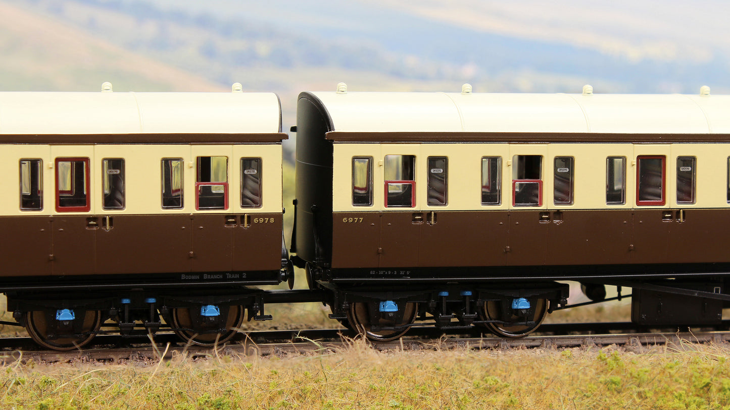 Dia E140 B Set - No.6977 & 6978 'Bodmin Branch No.2' GWR Shirtbutton Livery