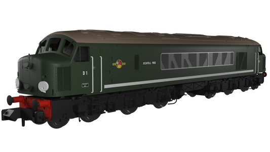 Class 44 D1 "Scafell Pike" Plain BR Green Diesel Locomotive