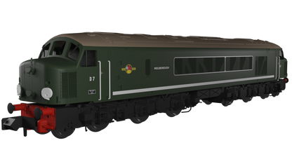 Class 44 D7 "Ingleborough" Plain BR Green Diesel Locomotive (DCC Sound)