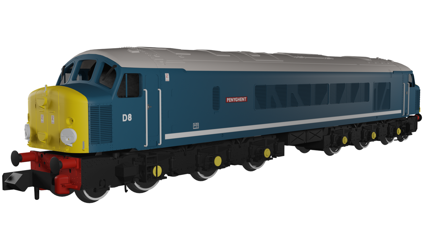 Class 44 44008/D8 "Penyghent" BR Blue With Bodyside Stripe Diesel Locomotive (DCC Sound)