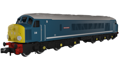 Class 44 44008/D8 "Penyghent" BR Blue With Bodyside Stripe Diesel Locomotive (DCC Sound)