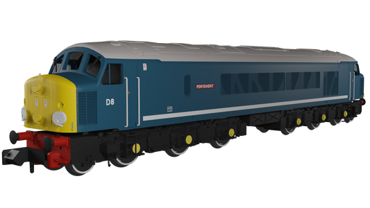 Class 44 44008/D8 "Penyghent" BR Blue With Bodyside Stripe Diesel Locomotive (DCC Sound)