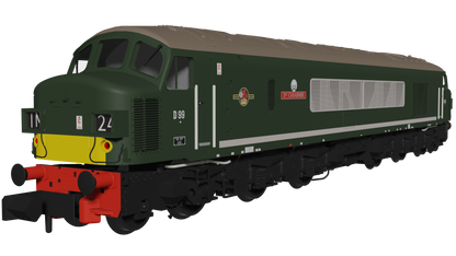 Class 45 D99 "3rd Carabinier" BR Green With Small Yellow Panels Diesel Locomotive