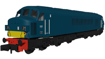 Class 45 D92 BR Early Blue With Small Yellow Panels Diesel Locomotive