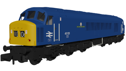 Class 45 45123 "The Lancashire Fusilier" BR Blue With Headcode Blinds