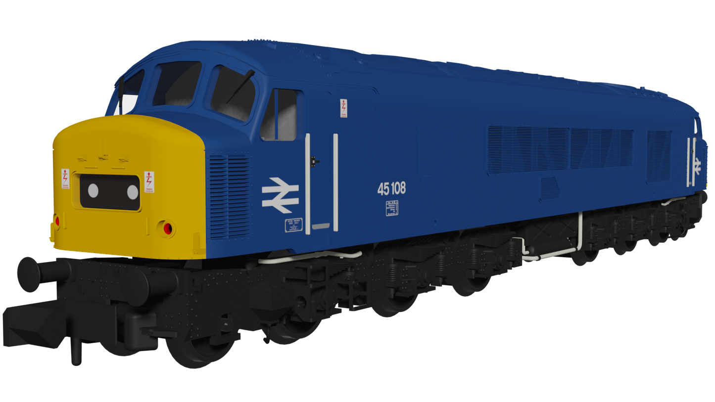 Class 45 45108 BR Blue With Domino Headcodes Diesel Locomotive