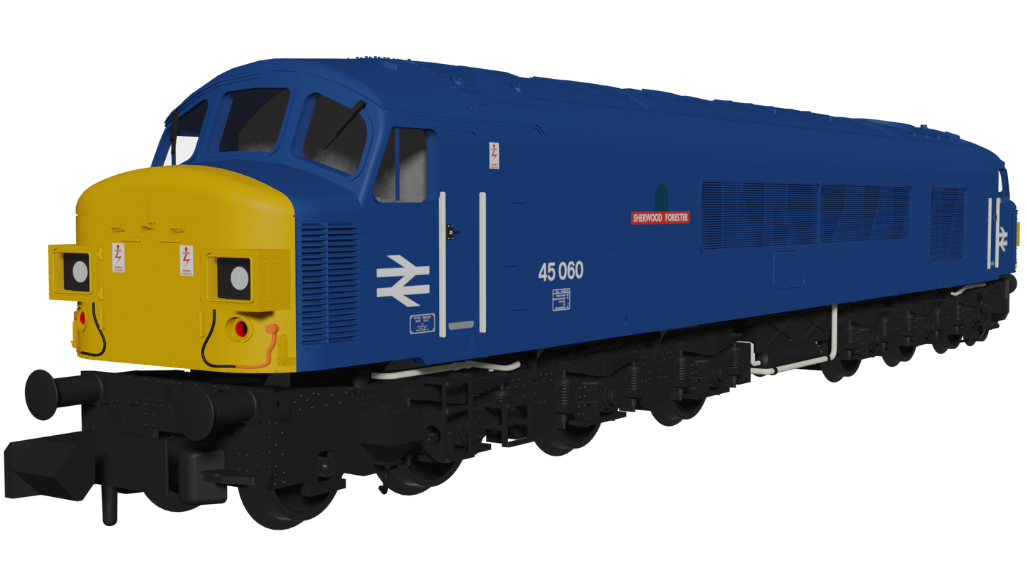 Class 45 45060 "Sherwood Forrester" BR Blue With Domino Headcodes Diesel Locomotive