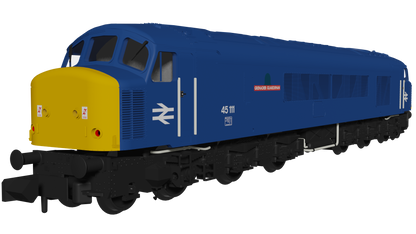 Class 45 45111 "Grenadier Guardsman" BR Blue With Sealed Beam Headlights Diesel Locomotive