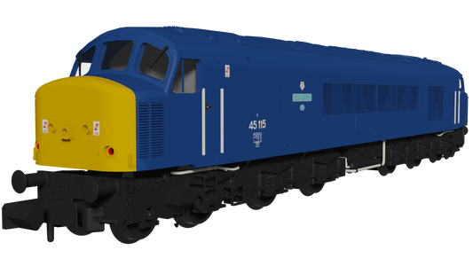 Class 45 45115 "Apollo" BR Blue BR Blue With Sealed Beam & Hight Intensity Headlights Diesel Locomotive - DCC Sound