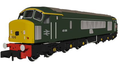 Class 45 45106 Heritage BR Green With Sealed Beam & Hight Intensity Headlights Diesel Locomotive