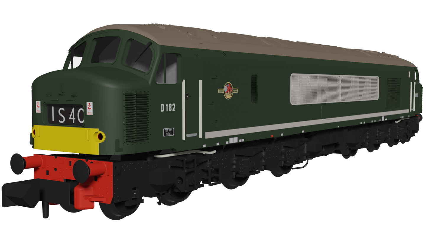 Class 46 D182 BR Green With Small Yellow Panels Diesel Locomotive