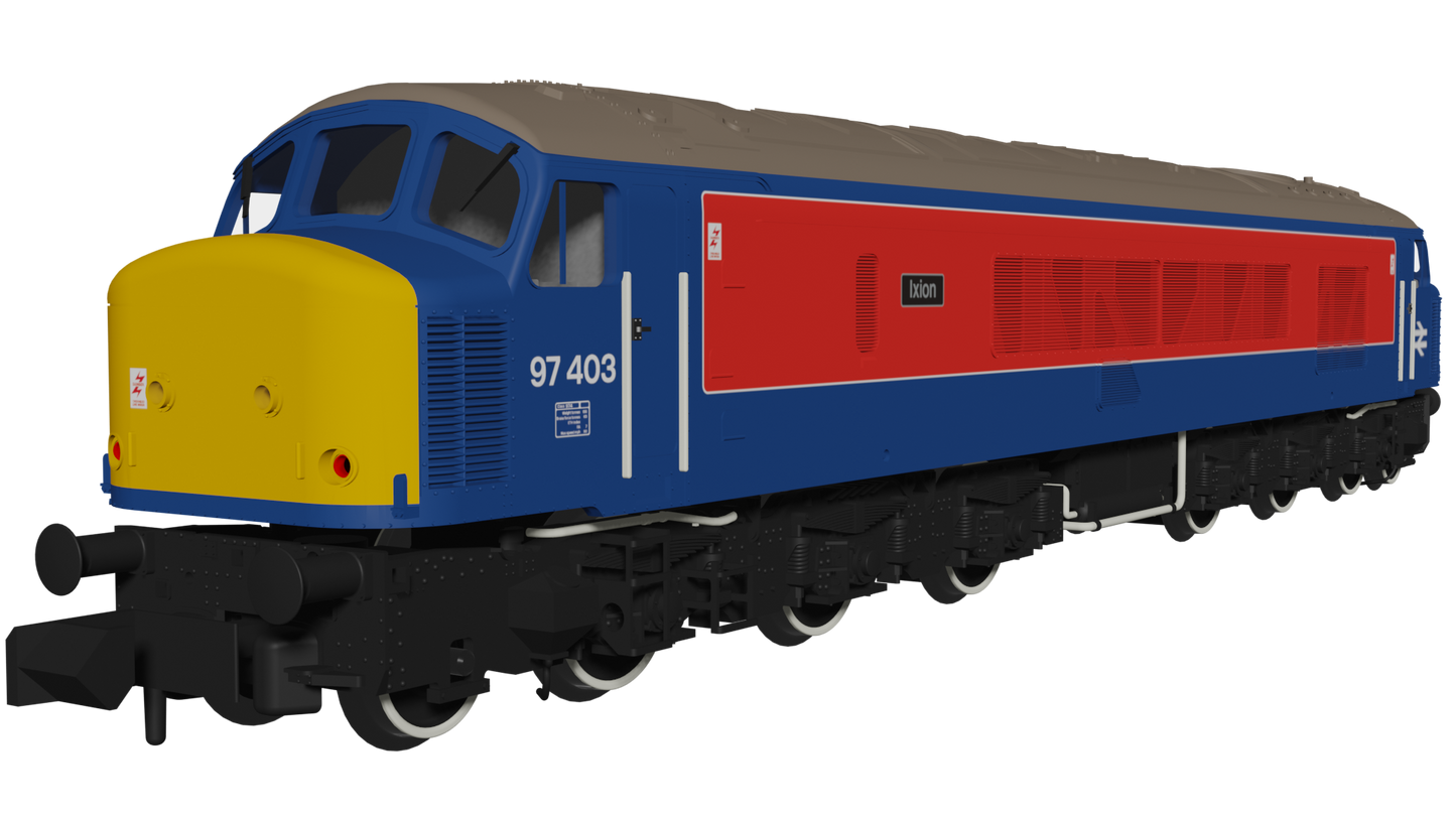 Class 46 97403 Ixion RTC Blue/Red With Sealed Beam Headlights Diesel Locomotive