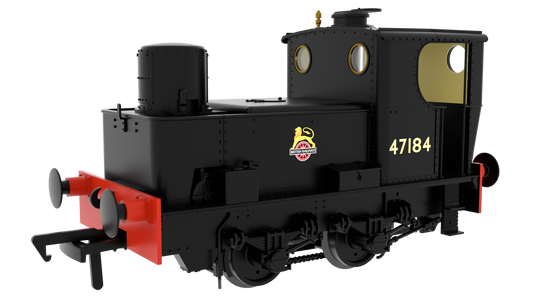 949502 Pre-War Sentinel - BR Black Early Emblem 47184 Steam Locomotive - DCC Fitted