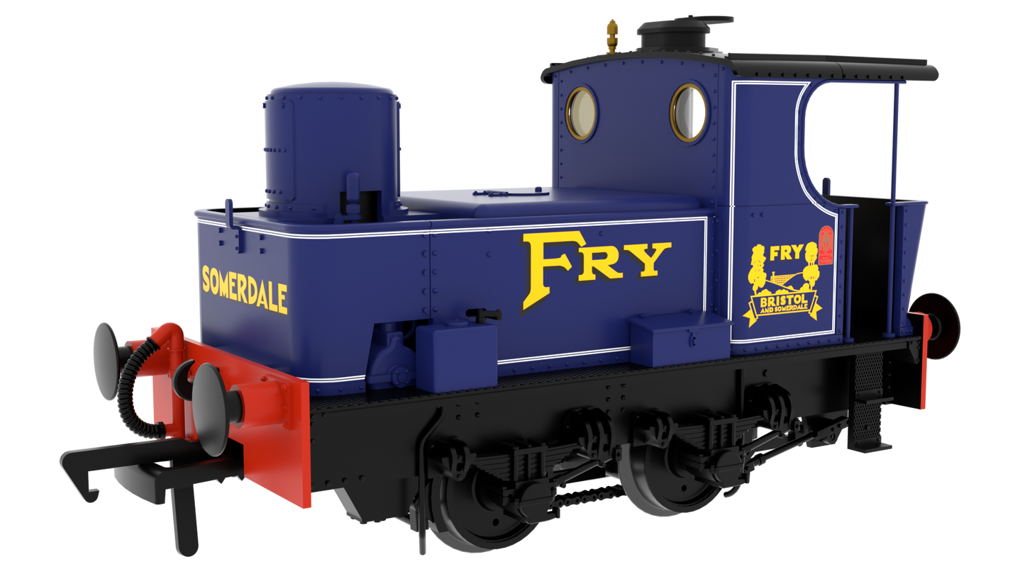 949503 Pre-War Sentinel - JS Fry's Chocolate 'Somerdale' Steam Locomotive - DCC Fitted