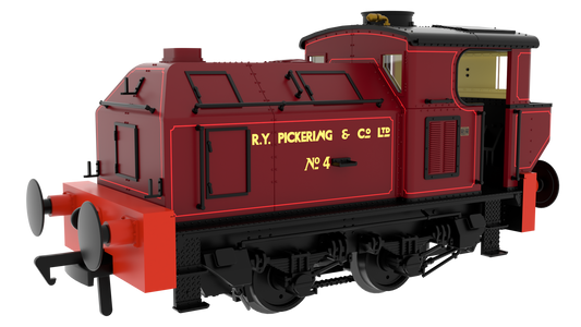 949704 Post-War Sentinel - R. Y. Pickering & Co. No.4 Steam Locomotive - DCC SOUND