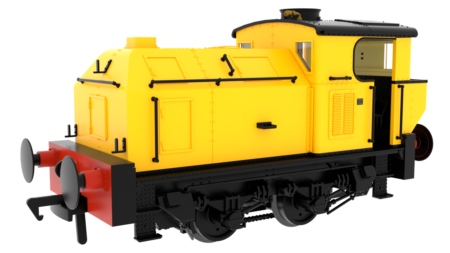 949206 Post-War Sentinel - Plain Yellow Steam Locomotive