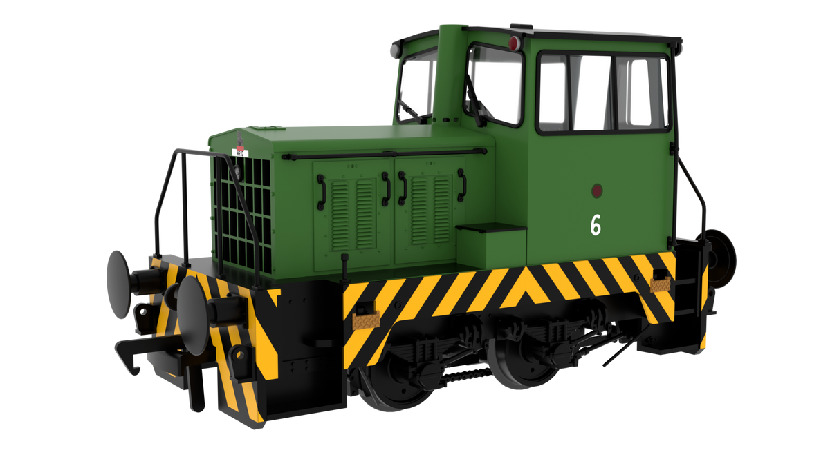949305 Thomas Hill Sentinel Rebuild - Barrington Cement Works Green Diesel Locomotive