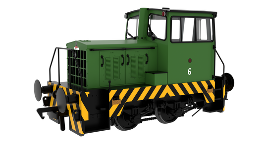 949805 Thomas Hill Sentinel Rebuild - Barrington Cement Works Green - Diesel Locomotive - DCC Sound