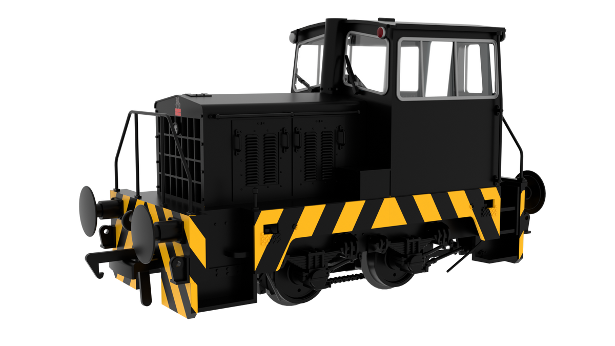 949306 Thomas Hill Sentinel Rebuild - Plain Black Diesel Locomotive