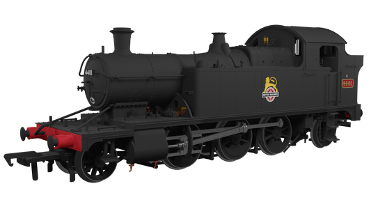 GWR 44XX ‘Small Prairie’ BR Early Crest Plain Black No.4401 2-6-2T Steam Locomotive