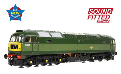 35-410BSFX Class 47/0 D1940 BR Two-Tone Green (Small Yellow Panels) Diesel Locomotive - DCC Sound Deluxe