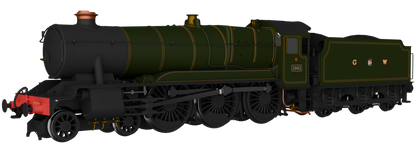 GWR County No.1001 G W Lined Green Steam Locomotive