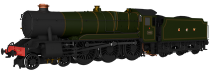 GWR County No.1001 G W Lined Green Steam Locomotive - DCC Sound