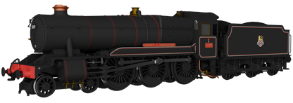GWR County No.1019 'County of Merioneth' BR Lined Black Early Crest Steam Locomotive