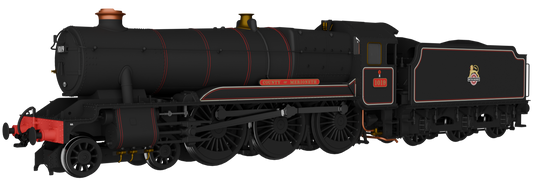 GWR County No.1019 'County of Merioneth' BR Lined Black Early Crest Steam Locomotive