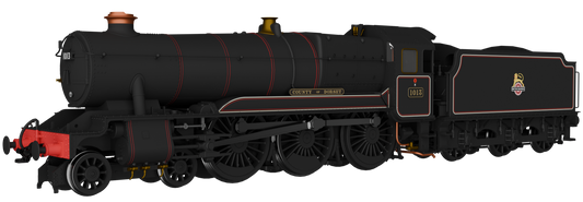 GWR County No.1013 'County of Dorset' BR Lined Black Early Crest Steam Locomotive - DCC Sound