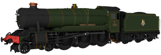 GWR County No.1006 'County of Cornwall' BR Lined Green Early Crest Steam Locomotive