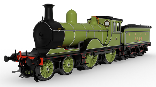 LNER D40 Class 4-4-0 No.6834 - LNER Apple Green Steam Locomotive - DCC Sound