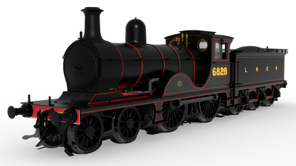 LNER D40 Class 4-4-0 No.6828 - LNER Lined Black Steam Locomotive - DCC Sound