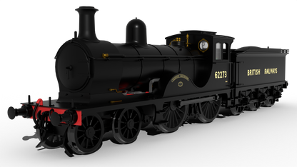LNER D40 Class 4-4-0 No.62273 'George Davidson' - British Railways Unlined Black Steam Locomotive