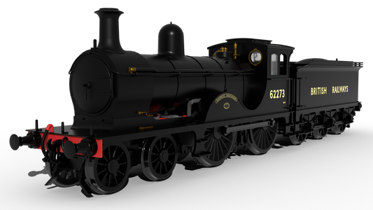 LNER D40 Class 4-4-0 No.62273 'George Davidson' - British Railways Unlined Black Steam Locomotive - DCC Sound
