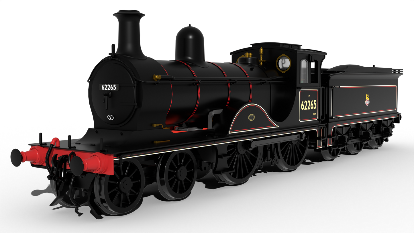 LNER D40 Class 4-4-0 No.62265 - BR Lined Black Early Crest Steam Locomotive - DCC Sound