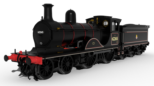 LNER D40 Class 4-4-0 No.62265 - BR Lined Black Early Crest Steam Locomotive - DCC Sound