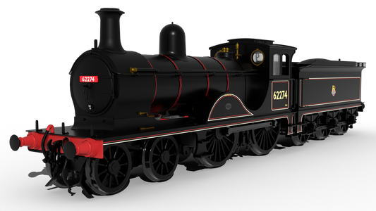 LNER D40 Class 4-4-0 No.62274 'Benachie' - BR Lined Early Crest Steam Locomotive - DCC Sound