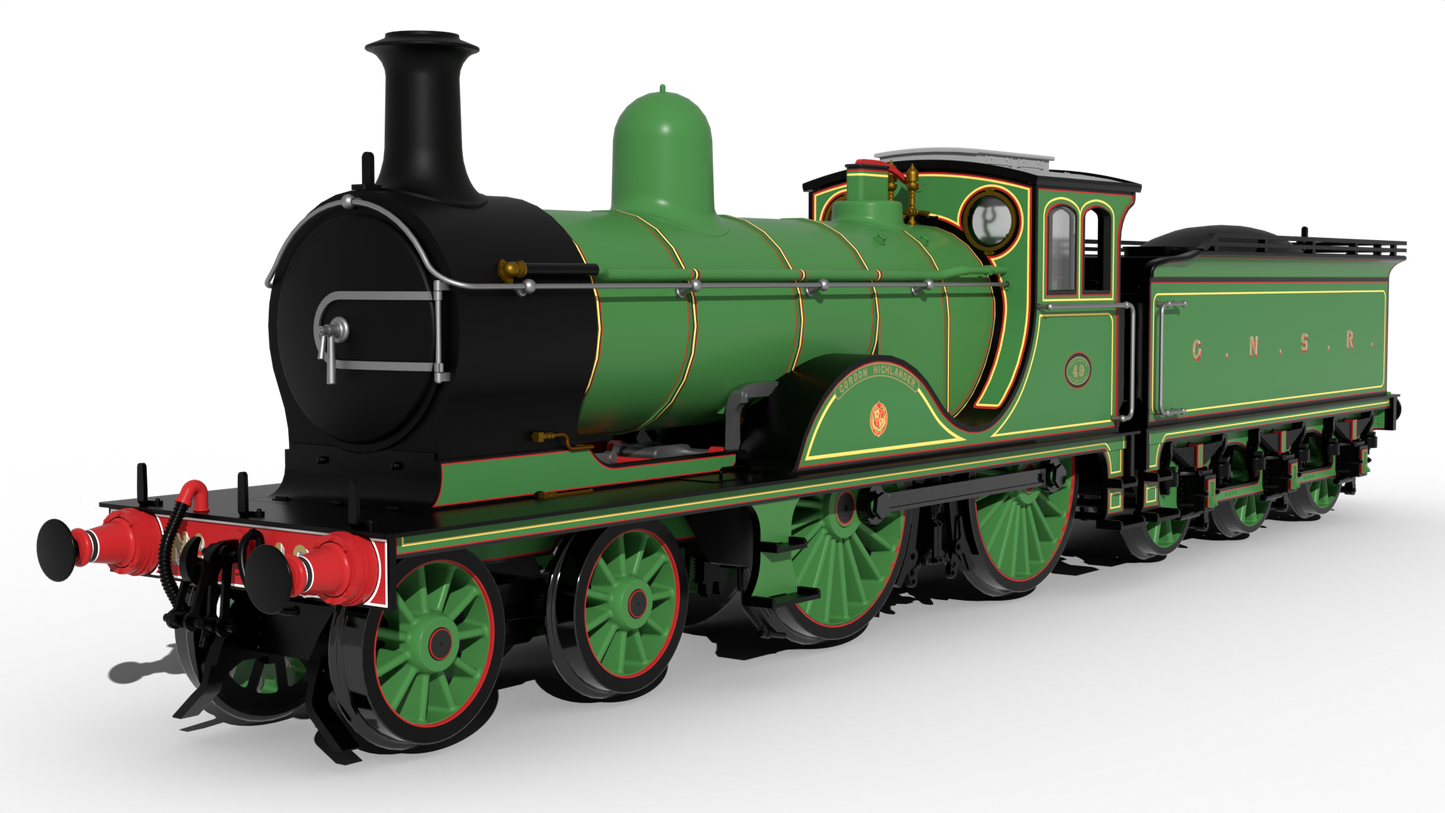 LNER D40 Class 4-4-0 No.49 'Gordon Highlander' - GNoSR Green Railtour Condition Steam Locomotive - DCC Sound