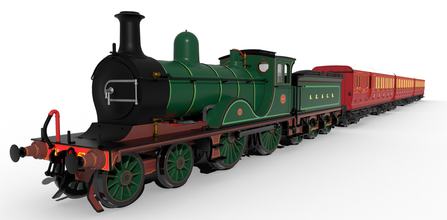 SECR G Class 4-4-0 No.676 - SECR Wainwright Green Steam Locomotive